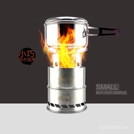 Wood Stove Picnic Stove Cassette Stove Field Alcohol Stove Multi-Fuel Stainless Steel Folding Solid 