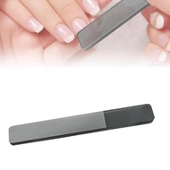 【ZAII】 Nail File Black Square Transparent Nail File Korean File File Nail Glass Nano Nail Polished E