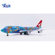 JC Wings 1: 200 Australia Airlines B747-300 VH-EBU Alloy Airplane Model