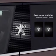 1 Pair Car B-pillar Scratch Cover Sticker Protective Film for Peugeot 5008 4008 308 208 207 407 208G