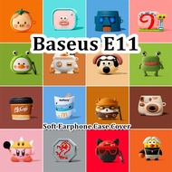READY STOCK! For Baseus E11 Case Anime cartoon styling Soft Silicone Earphone Case Casing Cover NO.2