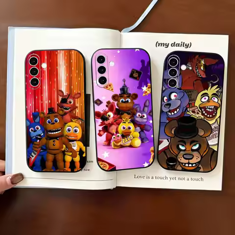 Five Nights At-Freddys Fnaf Phone Case For Samsung Galaxy A73,A72,A71,A70,A53,A52,A51,Others Soft Bl