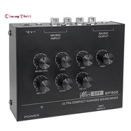 EF302 Sound Mixing Console USB Audio Mixer Microphone Recording Effects Audio Mixer