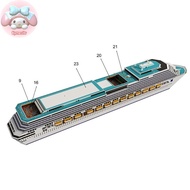 Flym Cruise Ship Paper Model Cruise Ship 3D Paper Model DIY Puzzle Manual Papercrafts Toy EN