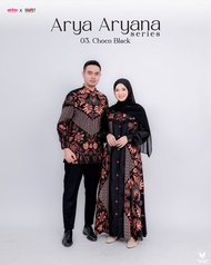 Arya Aryana by Attin x Erzet Baju Kemeja Batik Lengan Panjang - Couple Gamis Batik Simple
