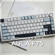 🇸🇬 [SG] AULA F75 75% Wireless Prebuilt Mechanical Keyboard Leobog Reaper Switch Birthday