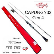 Joran CAPUNG 732 Gen 4 RELIX NUSANTARA 4-8lb 220cm Joran Pancing