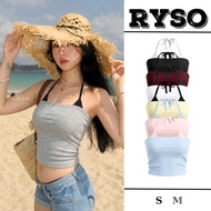 Trendy Pastel Color Strapless Tube Top in Stretch Borip Slim Form OP01 RYSO STORE
