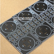 PCB Socket SPEAKON of 2 FR1 Material 3.2x6.8cm
