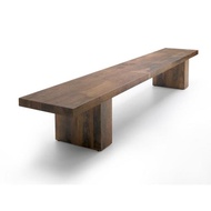 北歐實木家用長條凳簡約辦公長凳原木長板凳餐廳木板凳簡約換鞋凳
