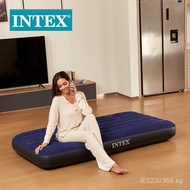 Single Bed Mattress INTEX Folding Bed Flocking Wholesale Inflatable Tent USA PVC Camping Mat64757Str