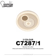 C7287 WH 500MM 40W-60W*2 3 COLOUR REMOTE CONTROL ROUND CLOUD CEILING LIGHT - LIGHTROOM GALLERY