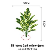 82Cm/3 In Artificial Leaf Plants Large Fake Banana Tree Leaves Bonsai Flower Garden Home Living Room