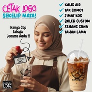 Cop Stamp Plastik, Waterproof, Cop plastik Kalis Air, Plastic Stamp, Cop Plastik Custom, Cop Cup Air