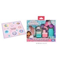 日本 Gabby's Dollhouse 餐布 + 日本版 Gabby's Dollhouse Bakey with Cakey Kitchen 房間套裝