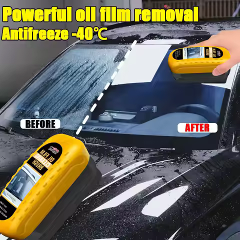 Automotive Car Glass Oil Film Cleaning Brush Windshield Oil Film Remover Crystal Clear Vision Hydrop