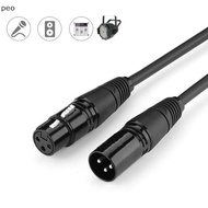 [PEO] DMX 3-PIN DMX512 Male To Female Cable LED PAR Stage Lights DMX Signal Line Dj Equipment DMX512