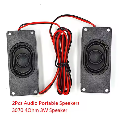 Speakers Portable TV 1Pair Audio Portable Speakers 3070 4Ohm 3W Computer TV Speakers Loudspeaker
