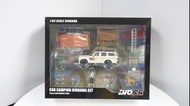 [現貨] DIO64 1/64 TOYOTA LAND CRUISER FJ60 Car Camping Diorama with Figures