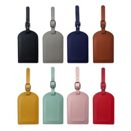 High-Grade Leather Luggage Tag Simple Suitcase Check-In