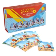 SPARK INNOVATIONS Sequencing Cards, Speech Therapy Games, Autism Therapy, SEL, Problem Solving, Soci