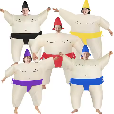 Adult Sumo Inflatable Costumes Christmas Anime Cosplay Costume Sumo Mascot Fancy Party Role Play Dis
