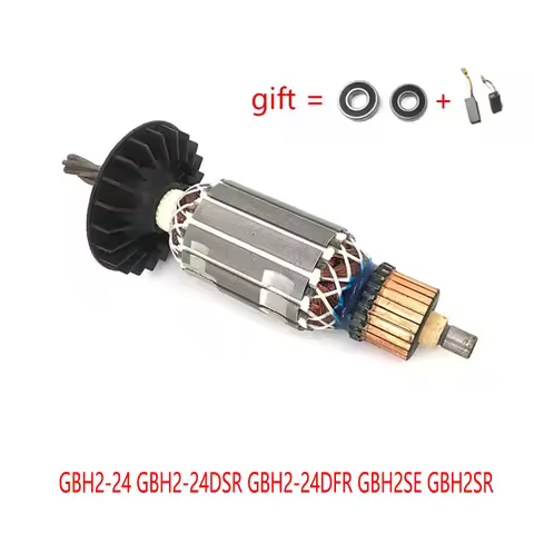 Replacement AC220-240V Drive Shaft Armature Rotor Anchor For Bosch GBH2-24 GBH2-24DSR GBH2-24DFR GBH