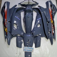 ชุดสีเวฟ100ตัวเก่าไฟสองตาหน้าดิสสีเทาแลมโบมี13ชิ้นเปลือกงาน ABS เกรด a ชิ้นงานประกอบสนิทสีสวยเคลือบเ