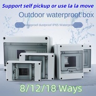 8 Ways IP65 Outdoor Waterproof Electrical Distribution Box Plastic Switch Meter Junction Box Iron Po
