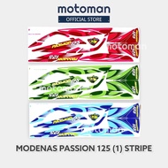 MODENAS Passion 125 (1) Sticker Full Body Cover Stripe Passion125