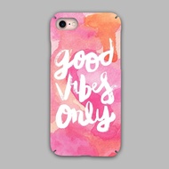 Good vibes only Hard Phone Case For Vivo V7 plus V9 Y53 V11 V11i Y69 V5s lite Y71 Y91 Y95 V15 pro Y1