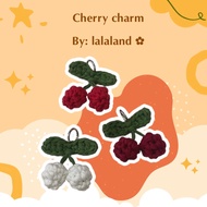 Cherry keychain / cherry charm / bag accessories / keychain