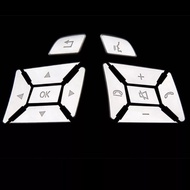 12Pcs/set Steering Wheel Button Cover Trim Sticker For Benz W176 W246 W212 W204