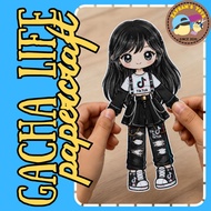 Gacha Life Papercraft | Toy paper doll | Avatar doll paperdoll