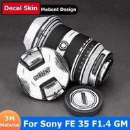 Stylized Decal Skin For Sony FE 35mm F1.4 GM Camera Lens Sticker Vinyl Wrap Anti-Scratch Film FE35 3