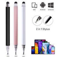 Tablet smartphone Multi-purpose Capacitive touchscreen pen 2 in 1 can be compatible with drawing/Ipa