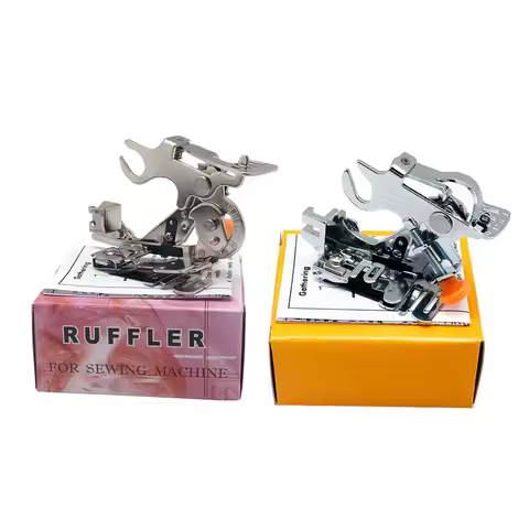Ruffler Sewing Machine Parts Presser Foot Press Feet sewing accessories Low Shank for Brother Singer