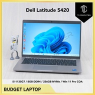 Dell Latitude 5420 Intel i5-1135G7 8GB RAM 256GB NVMe SSD Win 11 Pro Refurbished Laptop (Used Condit
