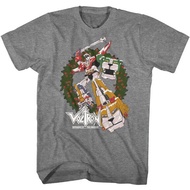 Voltron Cartoon Defenders Of The Universe Christmas Wreath Men's T Shirt