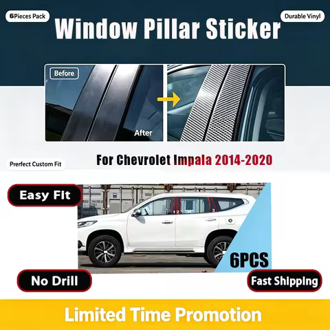 For Mitsubishi Pajero Sport Montero Sport 2015-2022 Door Window Pillar Trim Stickers