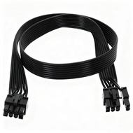 6+2 PCIe Single 8Pin GPU Power Cable for Corsair HX1200i, HX1000i, HX850i, HX750i HX-i TYPE 3 Modula