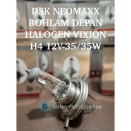 DSK VIXION H4 12V-35/35W FRONT BULB 3-LEG HALOGEN LAMP/ HALOGEN BULB