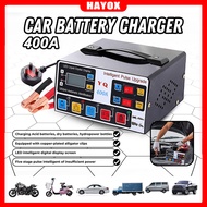Automatic Pengecas Bateri Kereta Motorsikal Car Battery Charger Restore Charge Pulse Repair Moto/car