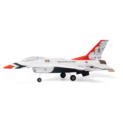 MinimumRC F-16 Thunderbird 30mm EDF Micro RC Jet PNP - 2S Powered Ready to Fly Fully Assembled RC Wa
