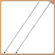 2 Pcs Foosball Table Game Desk Soccer Machine Accessory 52.50X0.80X0.80CM Silver  huyisheng