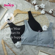 (Buy 5 pcs Free 1 pcs)Miko Bra S558 - 85%Cotton 5%EA  10%PES /Sports Bra/ U-Back/Cup Insert