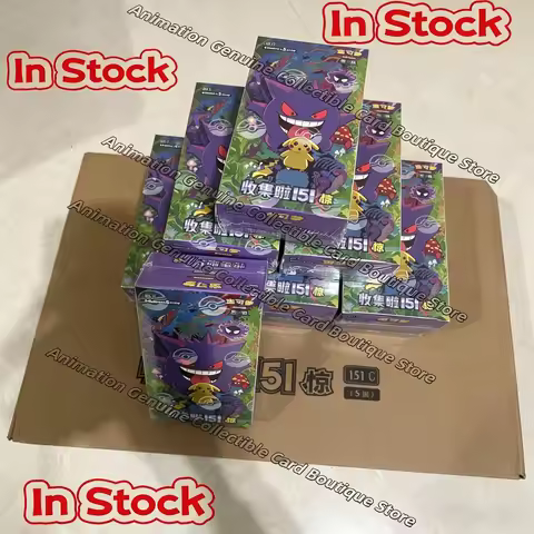 Pokemon TCG Cards 151 SV Chinese Version PTCG Official Genuine Booster Box Rare Pikachu Psyduck Mewt