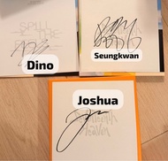 Seventeen 親簽scoups dino 