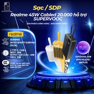 Realme 45W SUPERVOOC 20000 Charger Comes with 2-Way Fast Charging cable compatible with Oppo/Realme/