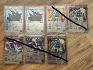 BS Battle Spirits ，有紋日原BS Card，BS X卡，舊卡